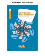 Korte, bondige samenvatting 'Ontwikkeling door onderzoek' heel boek