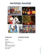 Herfsttijd feesttijd, opdracht LLB (Leren, Loopbaan en Burgerschap)