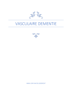 rode loper vasculaire dementie