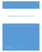 International Strategy