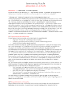 Filosofie Voordeel van de Twijfel Samenvatting gehele boek