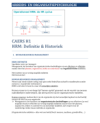 Arbeids- en Organisatiepsychologie