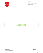 Samenvatting statistiek -