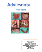 Adviesnota mondzorg periode 2.1