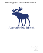 Marketing project Abercrombie & Fitch