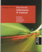 Samenvatting Basisboek Informatie & Control