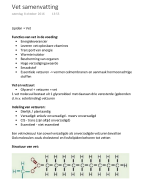 V&D Periode 1: voedingsleer vetten