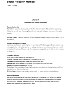 Summary of Social Research Methods by Dooley