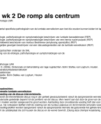 Uitwerkingen van de lesdoelstellingen voor de HOK thema 5. Pathologie, fysiologie, anatomie