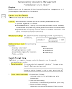 Samenvatting Operations Management (Krajewski) Supply Chain Management H4, 5, 6, 10 & 11!