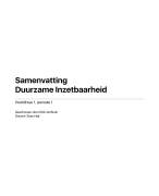 Samenvatting Duurzame Inzetbaarheid Periode 1, jaar 2 (H1) 2017-2018