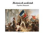 Historisch werkstuk Napoleon Bonaparte