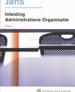 Samenvatting Inleiding administratieve organisatie