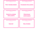 Oefenkaartjes Ontwikkelingspsychologie: Piaget/Cognitieve Ontwikkeling, Volwassene