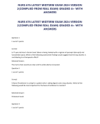 NURS 676 Latest Midterm Exam 2024 Version 2(Complied From Real Exam)  With Answers 