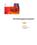 Scheidingstechnieken - 3de jaar IIW chemie 