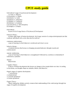 CPCE study guide