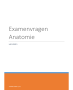 Examenvragen anatomie opgelost