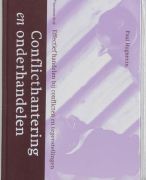Samenvatting Conflicthantering en onderhandelen