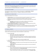 Samenvatting Financial Management BDK RUG