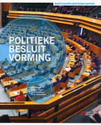 Samenvatting maw poltieke besluitvorming H1 t/m H4, ook examenstof!!