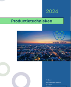 ProductieTechnieken Verslag Jaar 1 TBK/ cijfer 8