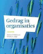 Samenvatting Gedrag in organisaties