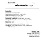 economie 4 havo formules rekonomie (LWEO)