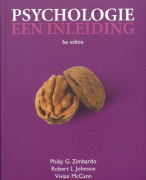 Samenvatting Psychologie, een inleiding