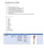 Anatomie in VIVO, blok 1.1