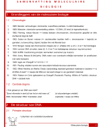 Moleculaire biologie (cel IV: moleculaire biologie en genetica)