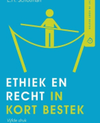 BEGRIPPENLIJST 2024/2025 - Ethiek en Recht in kort Bestek. RECENT.