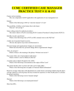 CCMC Certified Case Manager