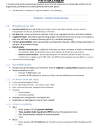 Samenvatting Farmacologie OLF 1