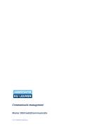 Samenvatting communicatiemanagement B-KUL-S0N87A