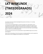 Samenvatting LKT Wiskunde Tweedegraads (meer dan 100 oefenopgaves met uitleg!)