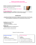 VOLLEDIGE SAMENVATTING POSITIEVE PSYCHOLOGIE 2024-2025, 1TP, Artesis plantin Hoge school Antwerpen