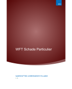 Samenvatting - Wft Schade Particulier 