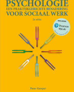 samenvatting psychologie_een praktijkgerichte benadering voor sociaal werk deel 2