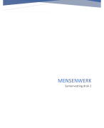 samenvatting Mensenwerk (beroepsoriëntatie)