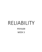Reliability in research 