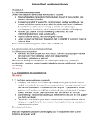 Samenvatting levenslooppsychologie (hoofdstuk 1 t.e.m 8)