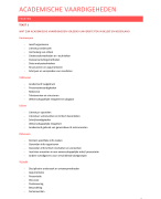 Academische vaardigheden - 1e bachelor UA