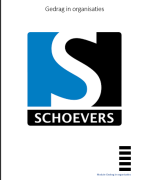 Moduleopdracht Gedrag in organisaties - cijfer: 7,6