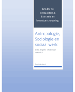 Antropologie, sociologie en sociaal werk 
