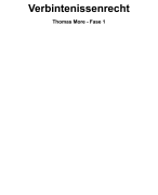 Samenvatting Verbintenissenrecht - Thomas more