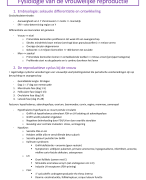 Fysiologie (Ontwikkeling, Voorplanting en Verloskunde)
