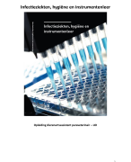 Samenvatting Infectieziekten, hygiëne en instrumentenleer