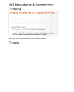 SAMENVATTING ACT (OPO Psychosociale hulpverlening)