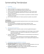 Samenvatting (innovatiemanagement) & trendanalyse